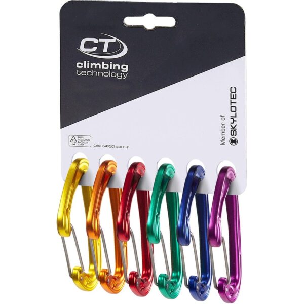 Karabinek CT FLY-WEIGHT EVO ASSORTED COLORS 6-PACK